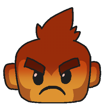 Angry Bloons dark monkey